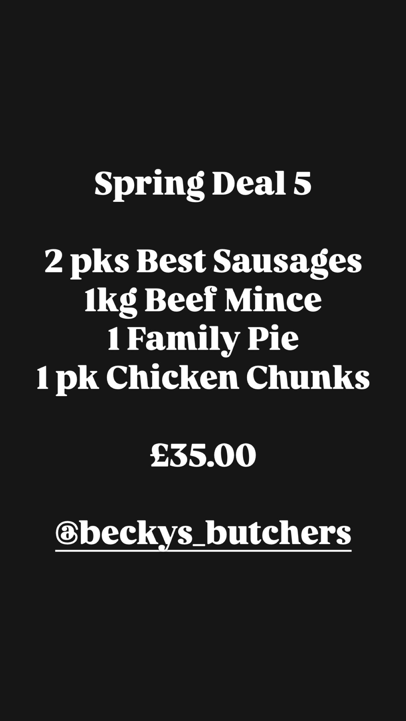 Spring/Summer Deal £35.00