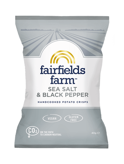 Fairfields Farm Sea Salt & Black Pepper Crisps