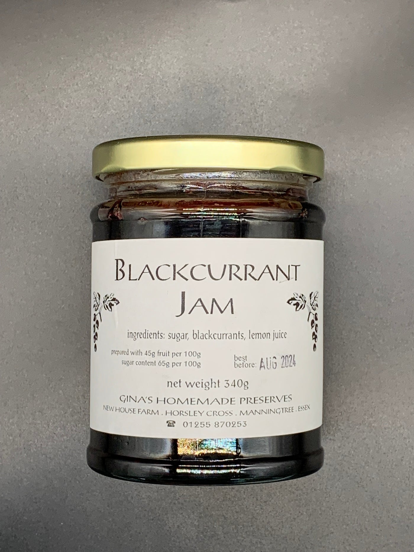 Gina’s Blackcurrant Jam